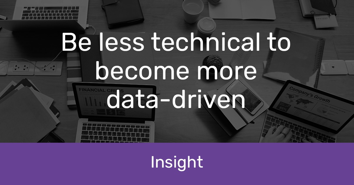 Be less technical