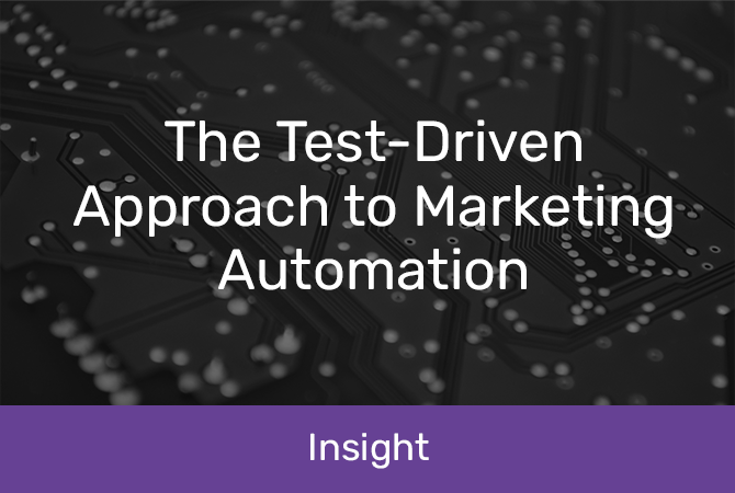 The Test-Driven Approach to Marketing Automation