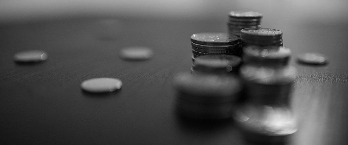 data commercialisation coins on a table