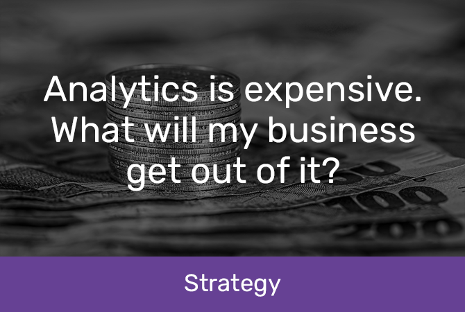 Analytics is expensive cover image blog res
